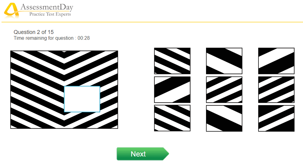 screenshot of logical reasoning test 2