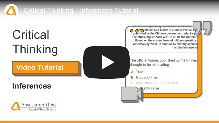 watson glaser critical thinking appraisal practice test youtube video